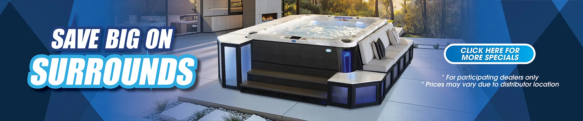 Calspas hot tub being used in a family setting - Davenport